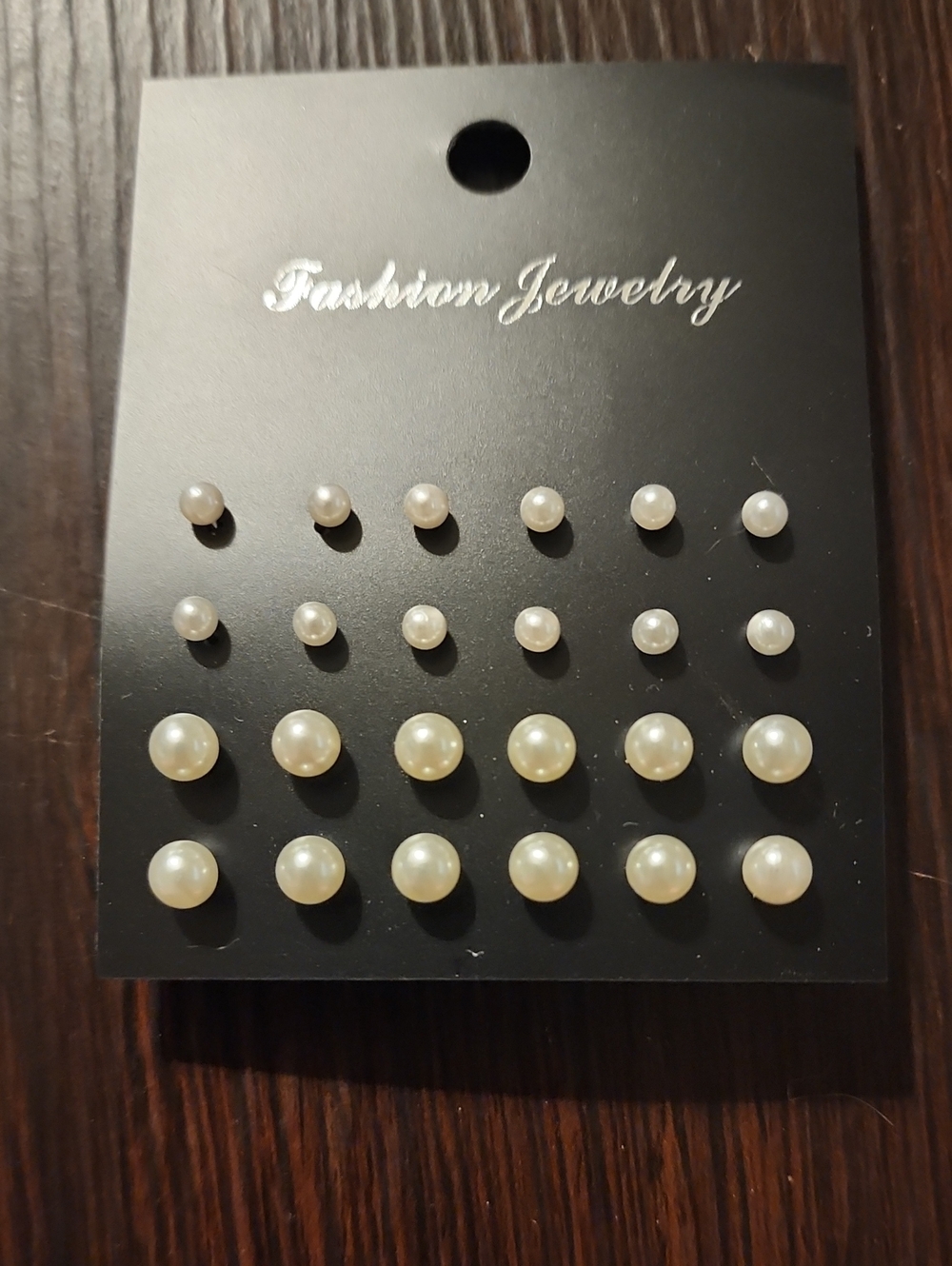 Fashion Jewelry Cream Pearl Stud Earring Set - Multi Pair